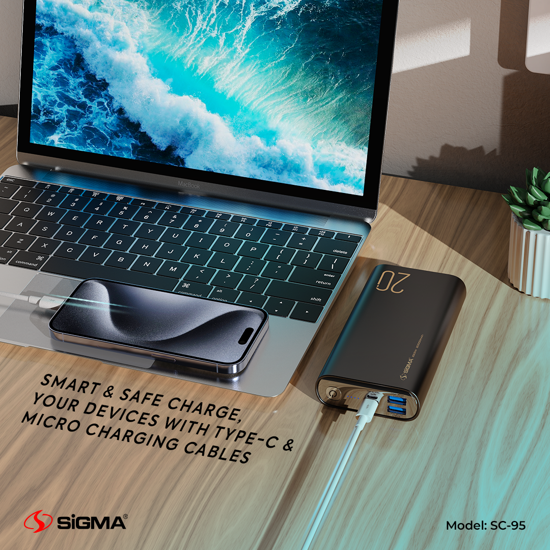 SIGMA SC-95 POWER BANK (20,000mAh) Ghauri-2