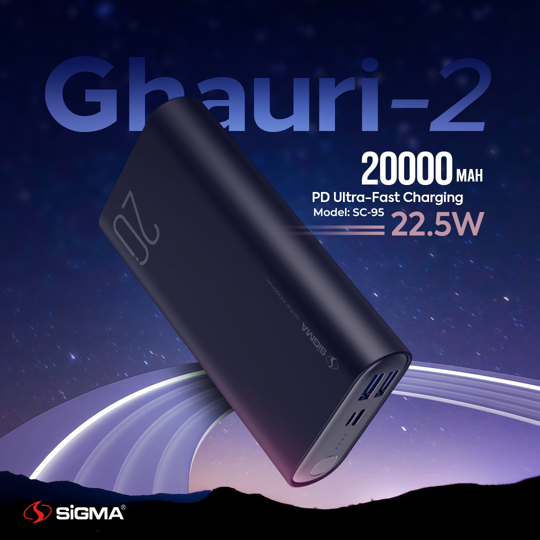 SIGMA SC-95 POWER BANK (20,000mAh) Ghauri-2