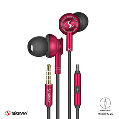 Sigma Groove Earphones High Quality S-25