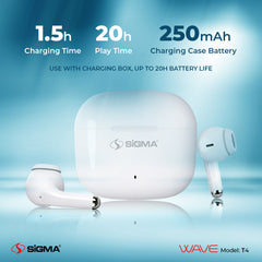 Sigma T4 Best Wireless Earbuds in Pakistan