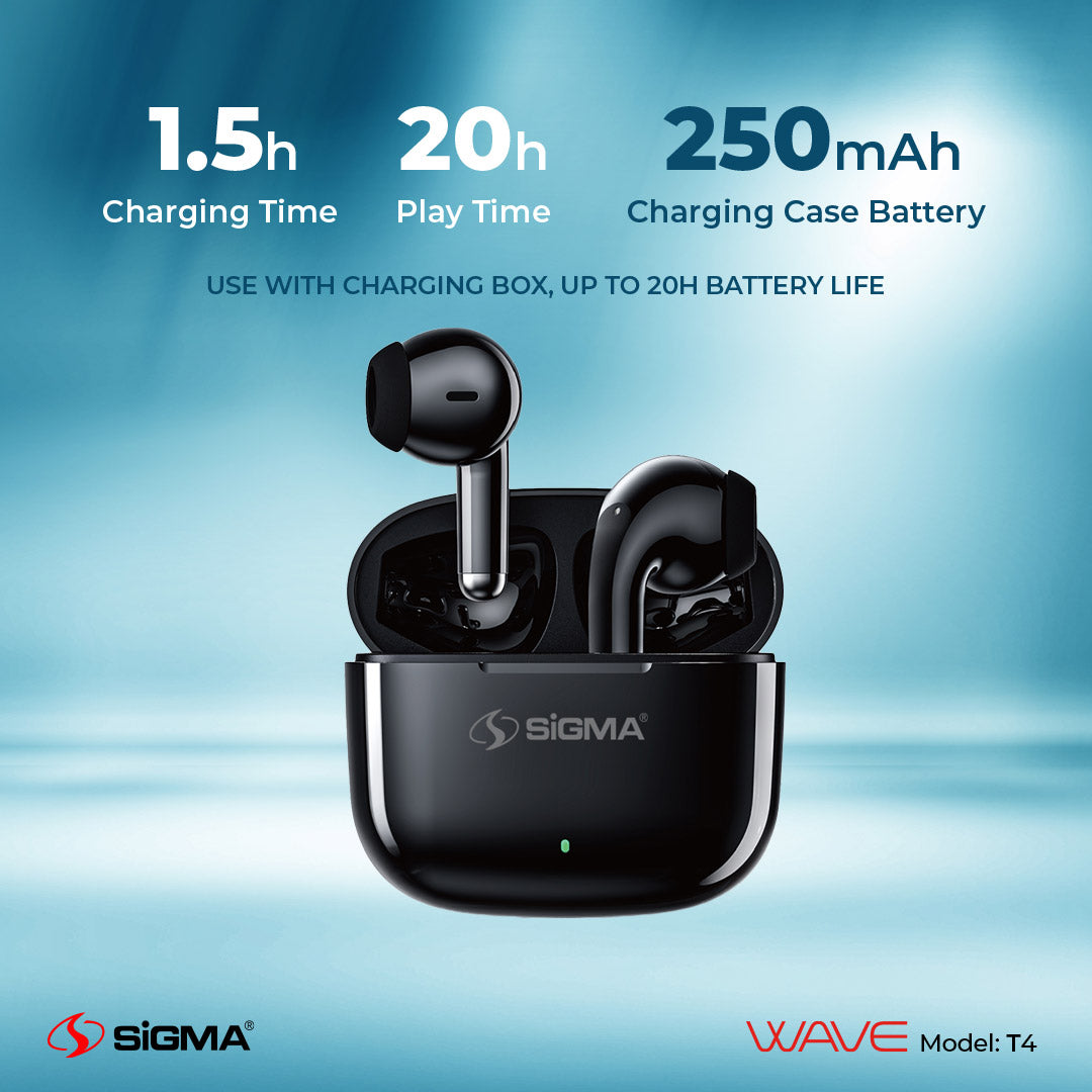 Sigma TWS Wireless Earbuds Wave T4