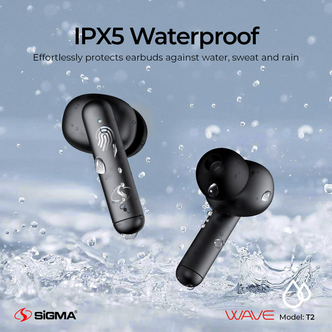 Sigma Wireless EarBuds WAVE T2 TWS - Sigma Lifestyle