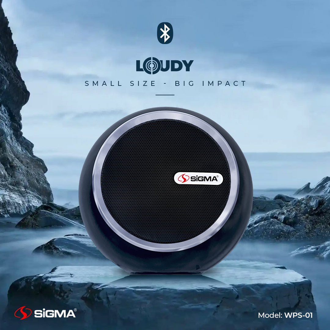 Sigma Loudy Portable Speaker WPS-01 (Single)