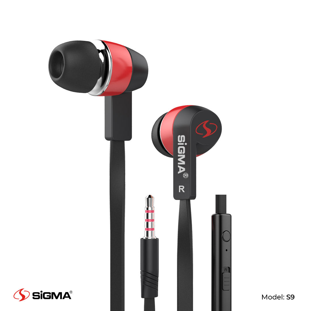 Sigma High Quality Stereo Earphones S9